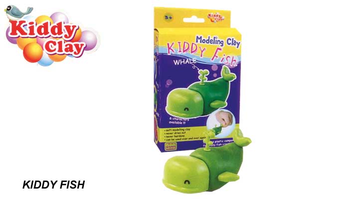 عبوة معجون موديل سمكة KIDDY FISH